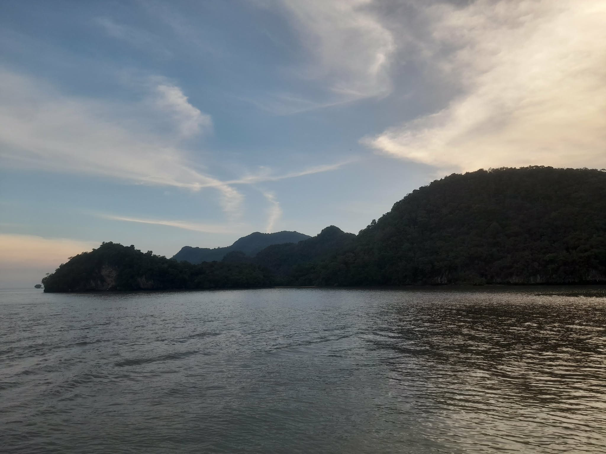 Island coastline